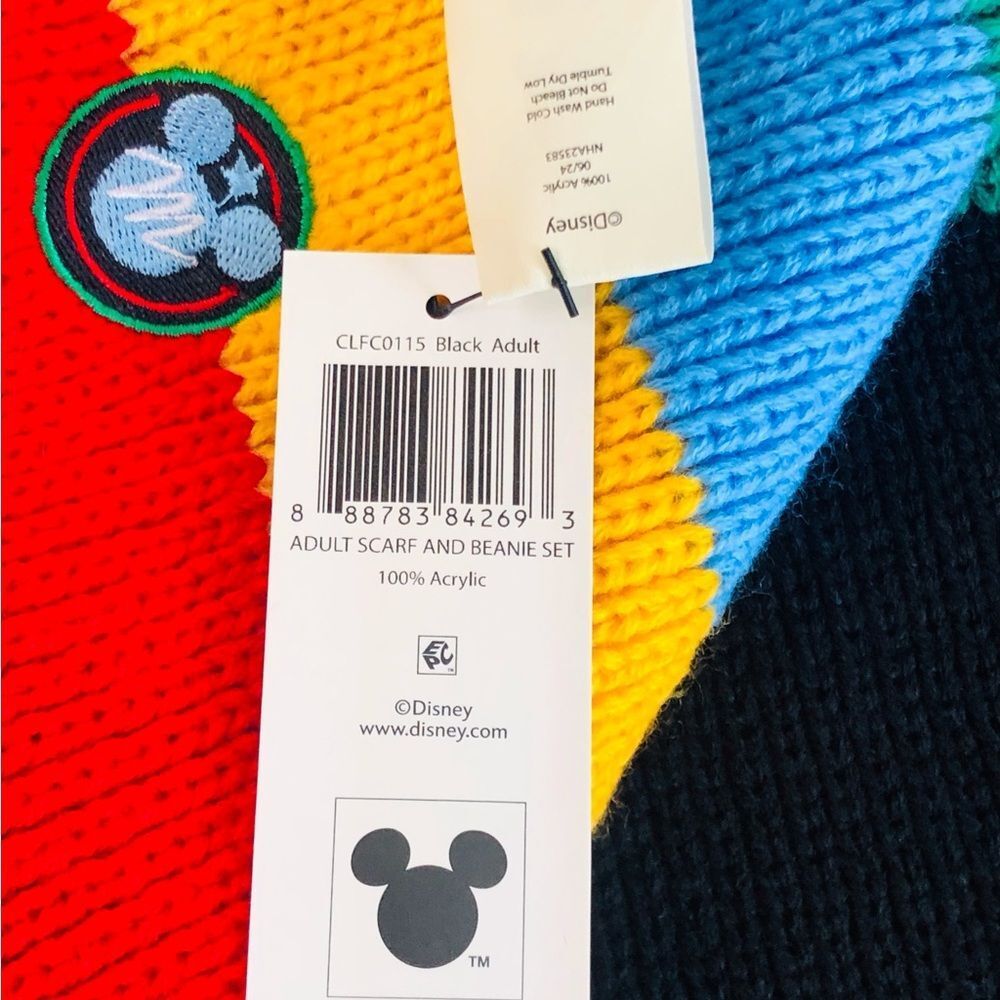 Disney Multicolor Knit Scarf - Picture 5 of 5